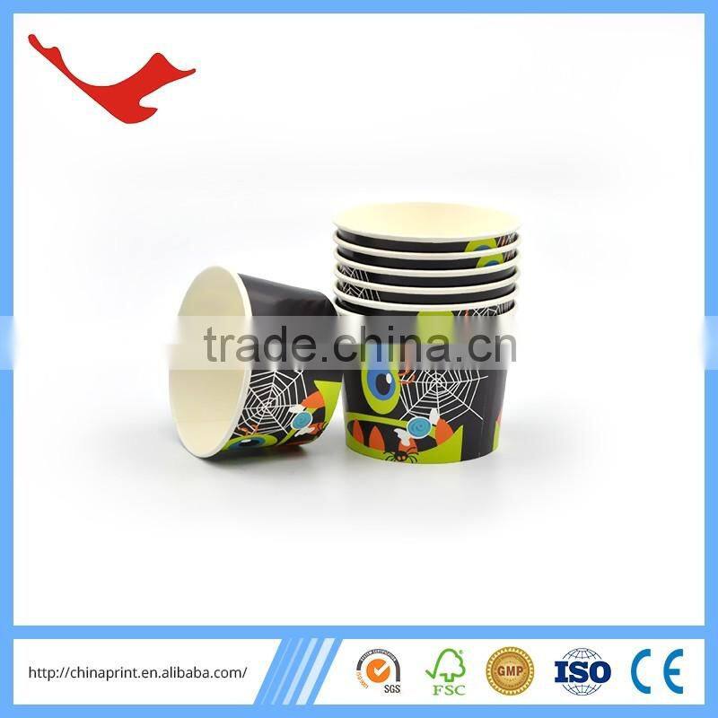 005 Halloween design slush ice cream paper cup