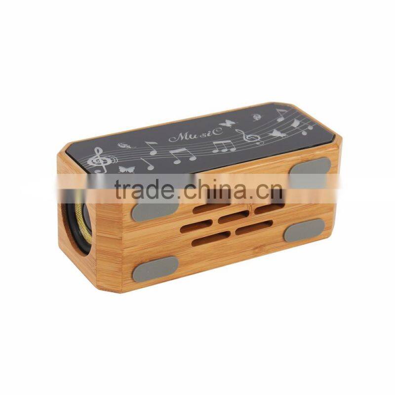 New Design colorful flashlight colorful flashlight Bluetooth wooden Speaker wireless
