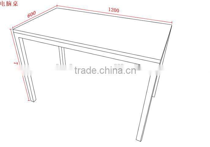 NOAHSION Computer Or Tea Or Studying Or Dining Table With Steel Legs And Wooden Table Top