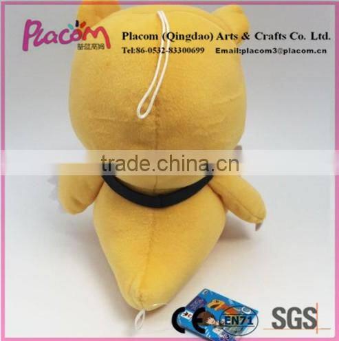 Cheap High-quality Cute Digimon Agumon with Goggle of Taichi Plush Toy Stuffed Animal Doll for Promotion