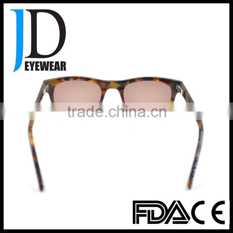discount eyewear brown tortoise slim square sunglasses with brand lenses