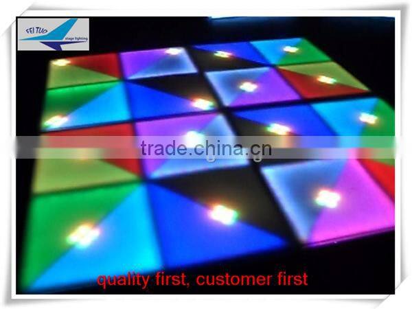 720pcs leds rgb light up dance floor, 1mx1m size ip65 led dance floor