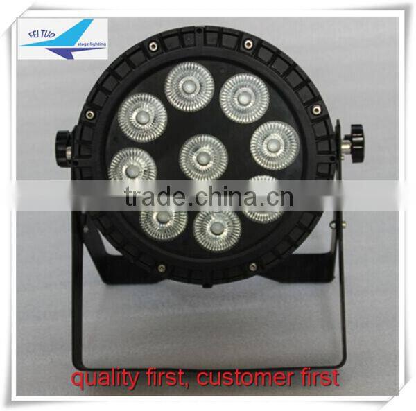 dj equipment 9x10W rgbw quad outdoor led par lights for sale