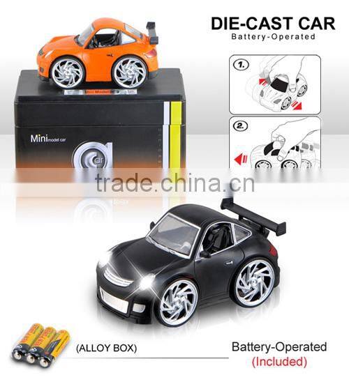 1:28 Mini Battery-Operated die-cast car