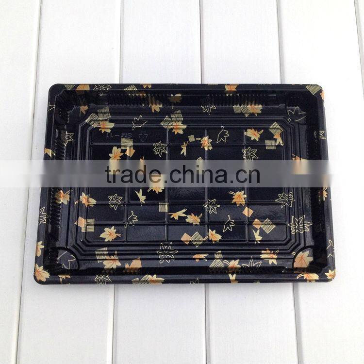 plastic sushi container food sushi packaging box Decorative pattern Sushi Boxes Plastic