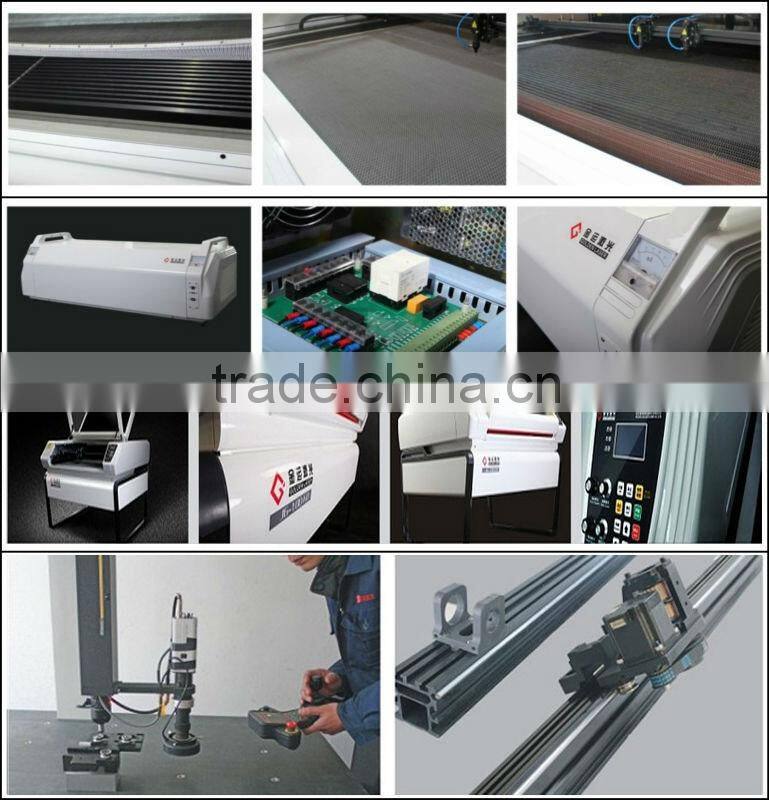 Synthetic PVC PU Leather Laser Cutting Machine Price