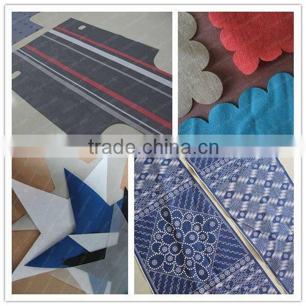 CNC Laser Cutting Home Textile with Conveyor Table