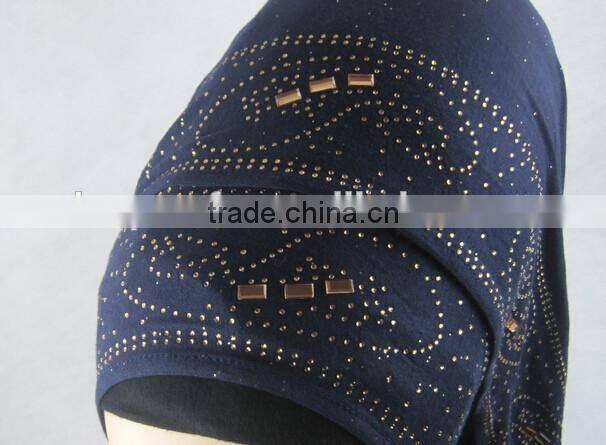 2016 new design hot stamping gittering muslim hijab scarf