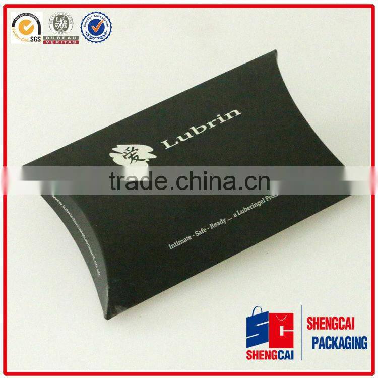 High quality fashional custom pillow boxes wholesale packaging box manufacturer