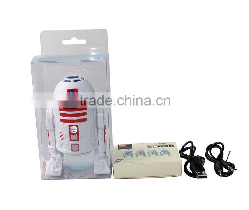 2016 hot new Robot design cartoon gift bluetooth speaker shenzhen mini portable