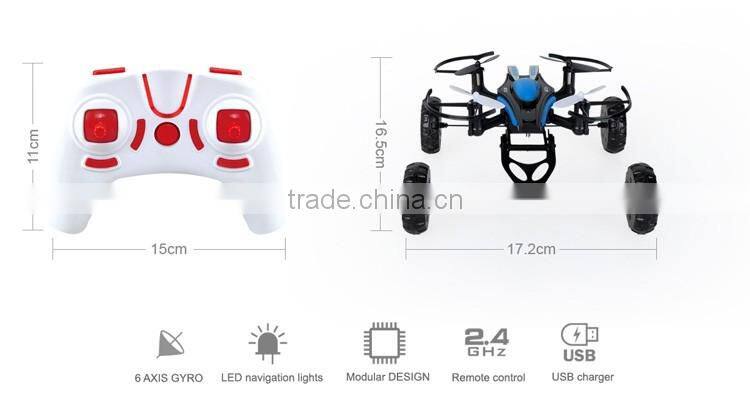 New Arriving! JXD 503 3 In 1 UAV 2.4GHz RC Hover Drone Ground Drive Aquatic Drive Sky Flight Waterproof Quadcopter