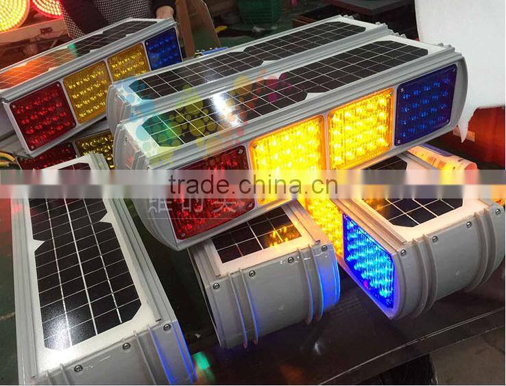 All-in-one Solar Powered Traffic Road Safety Flashing Warning Light on Sale