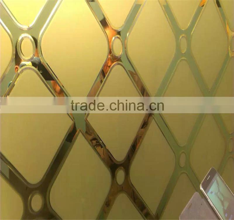 new design decorative full wall mirror