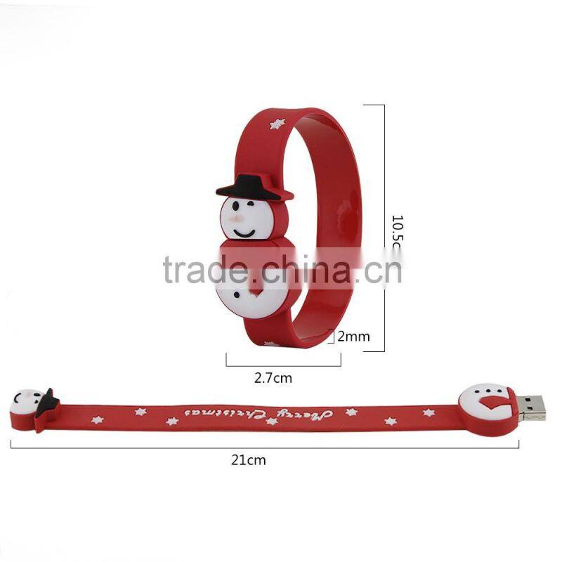 64GB Silicone Cartoon bracelet USB 2.0 Flash Drive Universal U Disk New