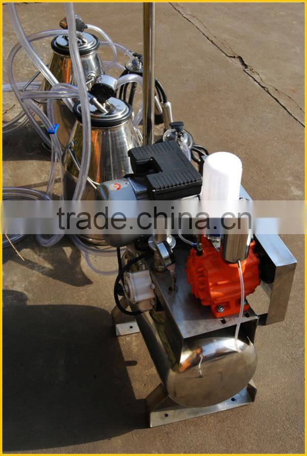 pipeline milking machine group two buckets