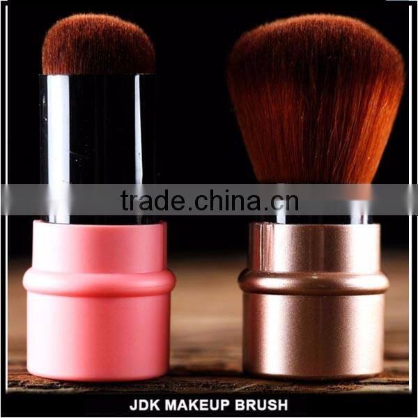Retractable portable blush brush cosmetic powder brush super soft hair cosmetic tool