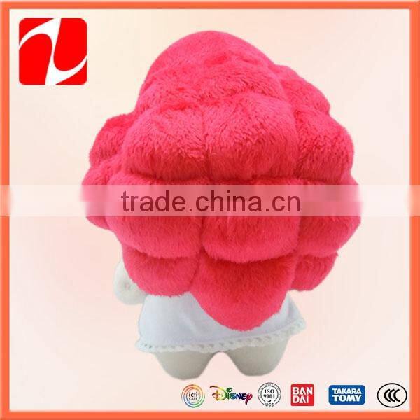 Custom big hair real girl mini doll