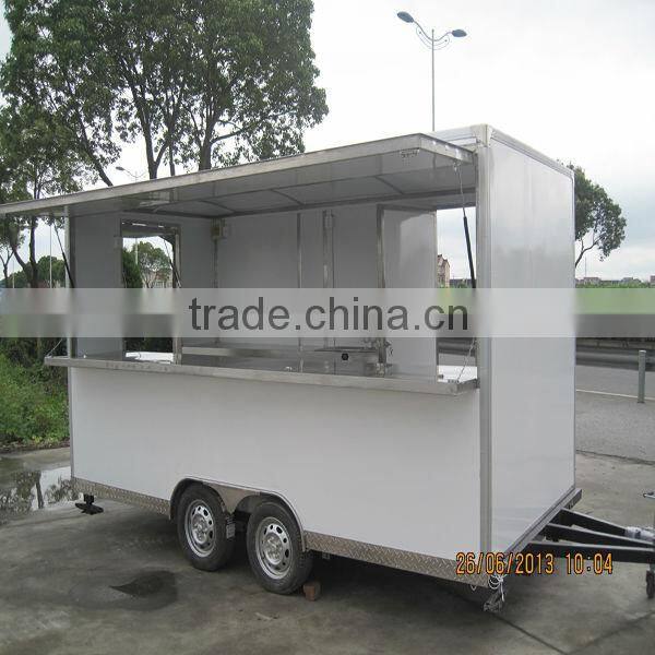 JX-FS420 Commercial Stainless Steel Outdoor Customized mobile food canteen