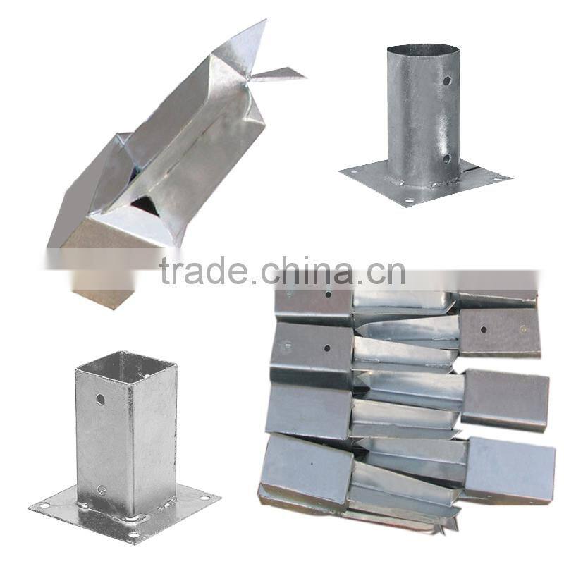 Hot Dipped Galvanzied Steel Fence Post Holder 750 mm spike Support 750 mm Metal shake3"