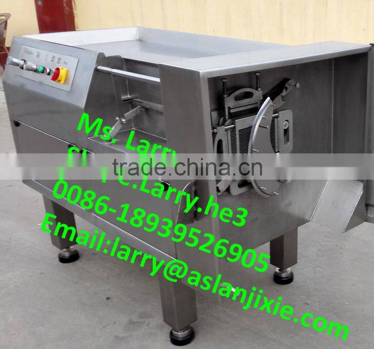 automatic meat cube dicing machine/frozen meat dicer/frozen meat dicing machine