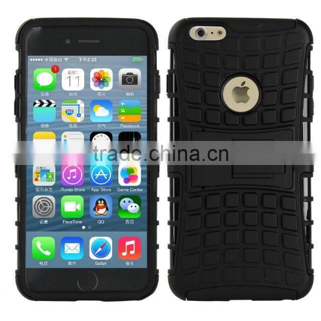 Multicolor TPU+PC Armor Spider Hybrid Kickstand Cell Phones back cover for iPhone 6/6 plus