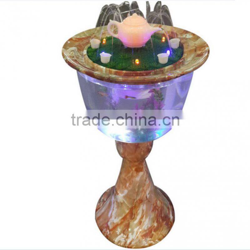 magic water fountain fish tank