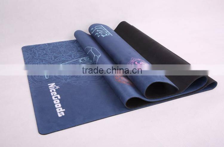 bamboo custom printed tpe yoga mat