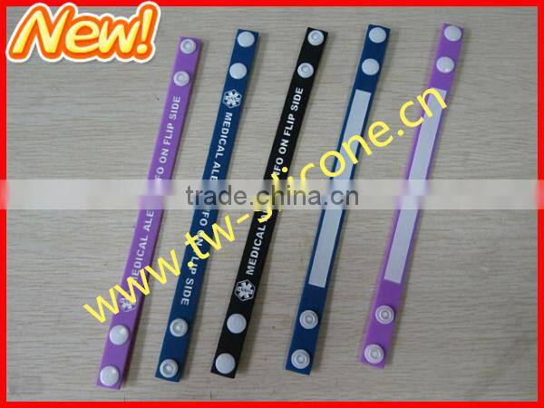 cheap wristbands with a message medical wrist personalized band