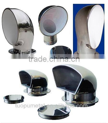 Tuopu marine hardware AISI 316 low profile air vent,3 inch air vent for vessel