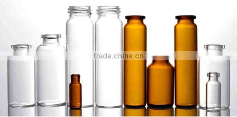 10ml Pharmaceutical clear glass moulded injection penicillin bottle wholesale
