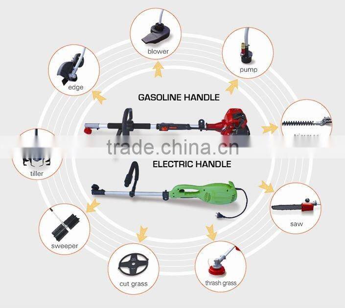 convenient gasoline brush cutter handle/9 1n 1 multi tools