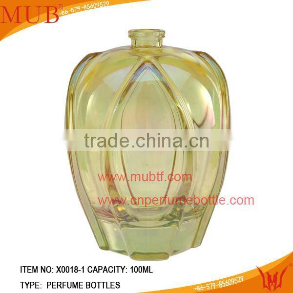 high quality empty polished glass perfume bottle manufacturer factory & tear water drop shaped fancy crystal perfume atomizer