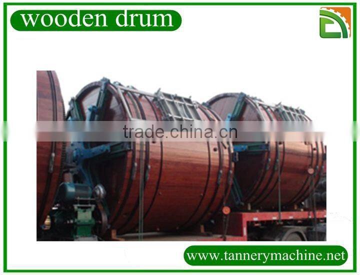 animal skin drum for taning liming retanning and dyeing
