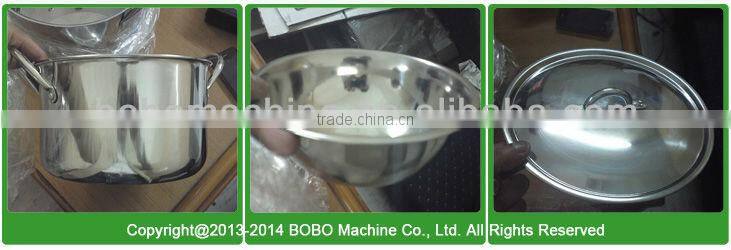 Two heads aluminum polishing machine