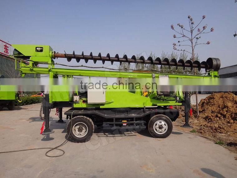 Rotary Bore Pile Drilling Rig / Screw Pile Driver / Hydraulic Pile Driving Machine