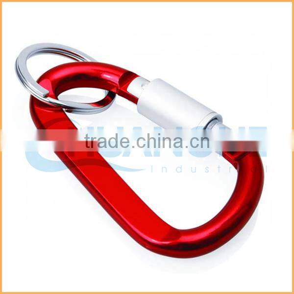 Solid brass carabiner hook
