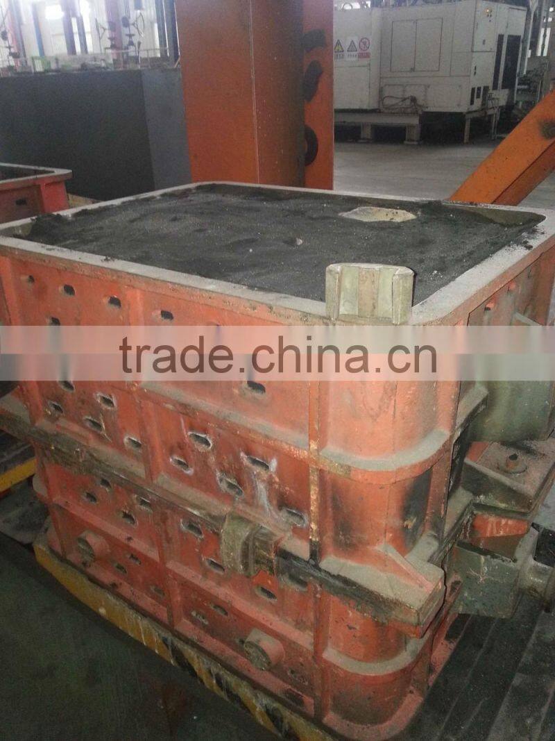Manhole cover molding line use flask