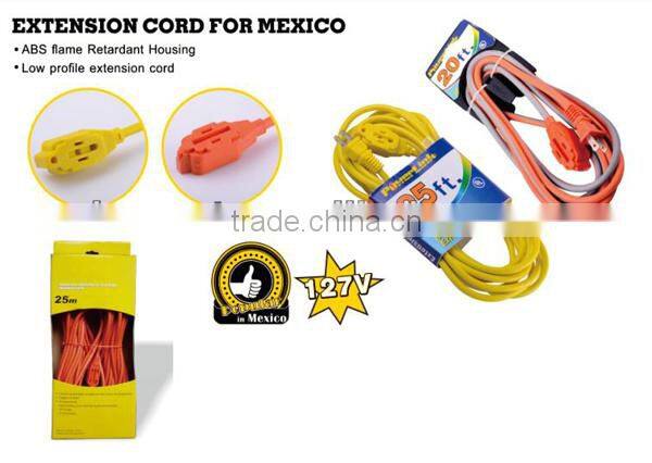 H20168 Mexico extension cord/extension lead/power cord/power cable