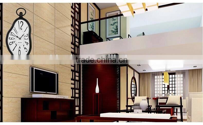 2015 the newest wall quartz clock melting wall clock novelty home decor wall clock art clock