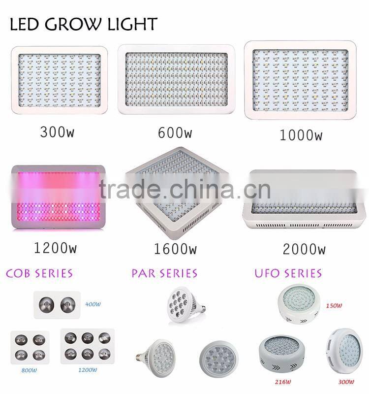 100% Tested 300W 450W 600W 900W 1000W 1200W 1600W 2000W Led Grow Light