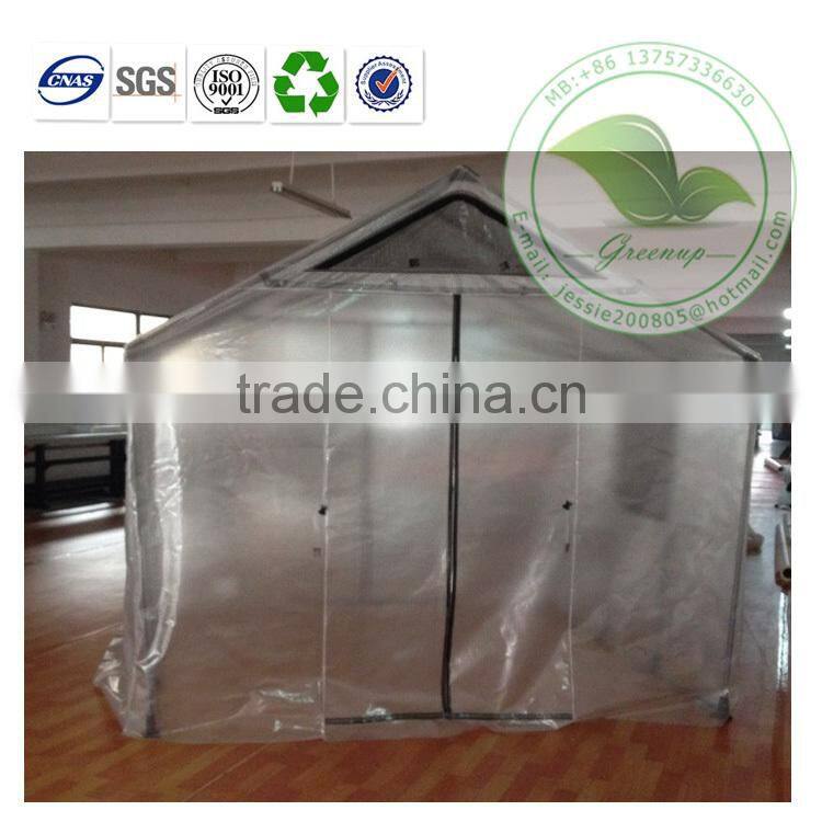 Fashion Design Steel Tube Transparent PVC Garden Grow Ten