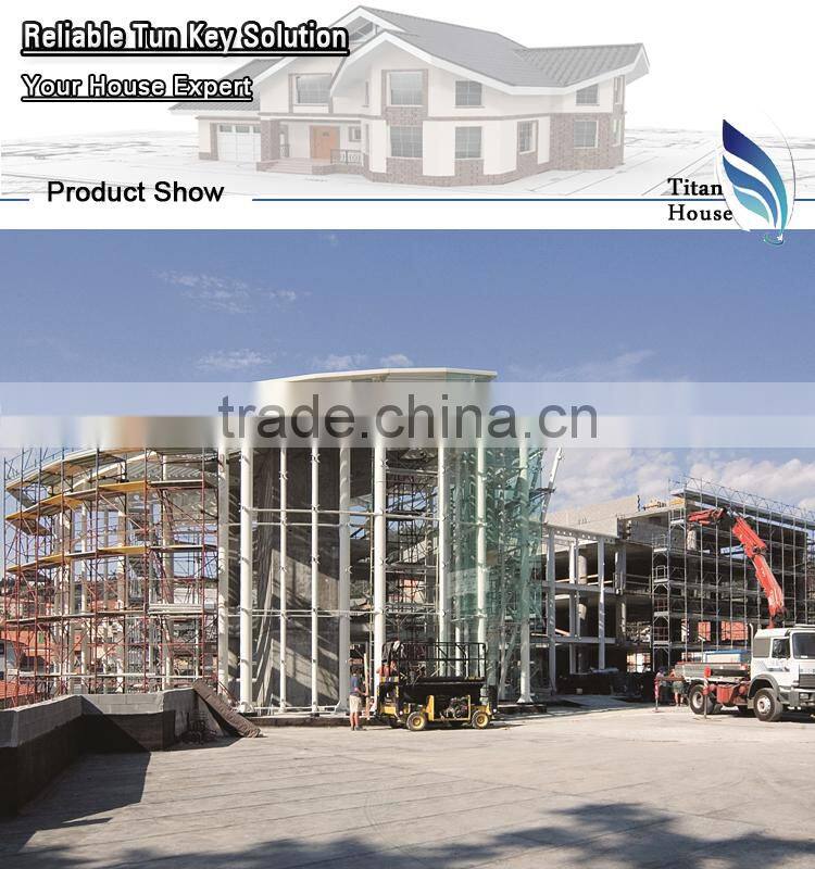High Strength Light Frame Prefabricated Steel Structure Shopping Mall