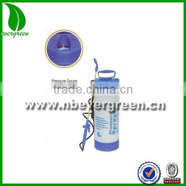 Garden insect control tool portable plastic 8L pressure hand sprayer