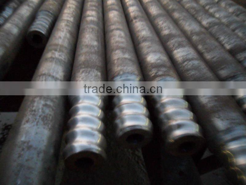 Blast furnace tap hole drilling rod and cross bits