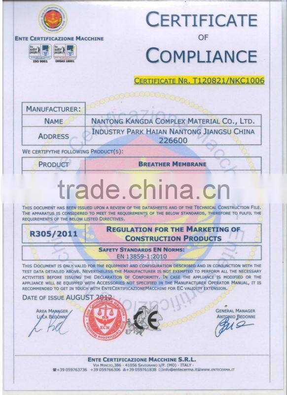 KangDa Diffusion Roofing Foils