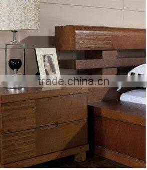 Malaysia Solid Wood Bedroom Furniture,Storage Bed & Solid Wooden Furniture Set,Graceful Wooden Bedroom Set