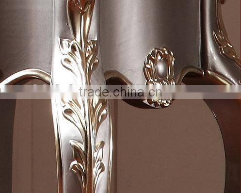 European Style Living Room Decorative Flower Shelf, Silver Solid Wood Jardiniere/Pergola (BF01-ML035)