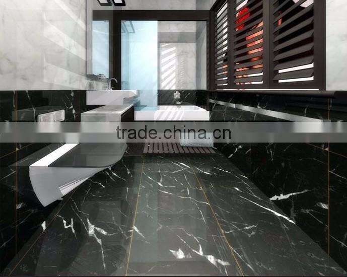 Hot sale black marquina marble slabs wall slab