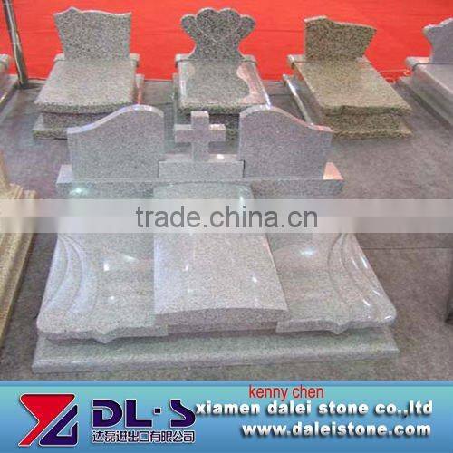 Pink Red Polished Granite Headstone And Tombstone