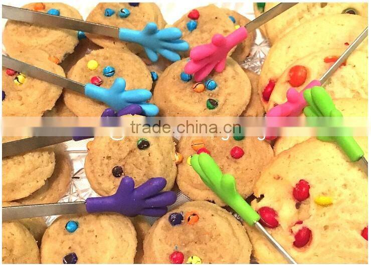 Perfectly designed high quality Silicone Mini 5 inch Tongs